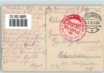 79761 W7890 Waldshut 1916 - Partie mit Rhein