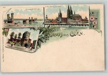 50667 W5000 Köln 1898 Lithographie Grus aus - Kunstanstalt Rosenblatt 1216 AK