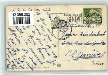 Edition Max Künzli 4701 Katzenhochzeit, Hundegespann Tier, vermenschlicht 1959