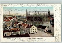 W4300 Essen , Ruhr Stahlfabrik AK Krupp 1905 AK mit Goldfenster