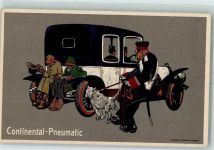 Automobil Polizei Hund AK Continental