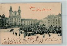 Kradisch 1904 - Marktszene, gute Erhaltung AK