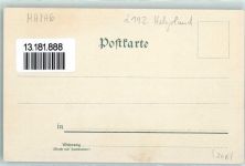 W2192 Helgoland Salon-Schnelldampfer Silvana sign Wladimir Linde Ort handschriftlich Hapag Lloyd Künstlerkarte