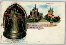 99084 O5000 Erfurt - Dom St. Severikirche Gloriosa Berühmte Glocke des Domes
