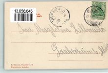 61389 W6384 Schmitten , Taunus 1904 - Ortsansicht, Kurhaus Fachwerk