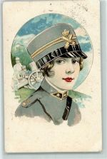 Frau Uniform Militär Italien Gebrauchsspuren