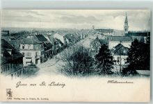 68300 Saint-Louis St. Ludwig 1900 - Mülhauser Straße AK