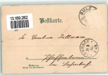 Metamorphose AK Blüte mit Menschengesicht 1900 Lithographie / Künstlerkarte