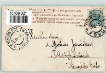 Prägedruck Lithographie Katze mit Brille AK Tier, vermenschlicht 1905 Gebrauchsspuren