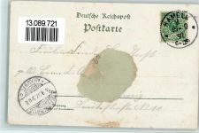 31785 W3250 Hameln 1897 Gebrauchsspuren Gruss aus - Litho, Klütthurm AK