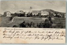 79859 W7826 Schluchsee 1902 Gebrauchsspuren Gasthaus Zum Schiff L. Kottmann