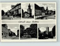 36179 W6440 Bebra - Pfarrstraße Lindenplatz u. Ev. Kirche an der Bebra Nürnbergerstraße Rathaus Kath. Kirche