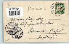 86150 W8900 Augsburg , Bay - 1902 Das neue Schulhaus am roten Tor