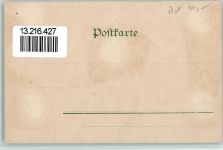 78351 W7762 Bodman Gebrauchsspuren Gesamtansicht Gasthof zur Linde Schloss Bodman Lithographie