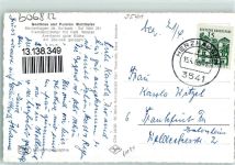 34516 W3546 Marienhagen b Korbach - Gast- und Pensionshaus Wettlaufer Speiseraum Aselbucht Schwimmbad
