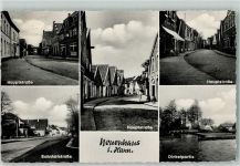 49828 W4458 Neuenhaus , Dinkel - Hauptstraße Dinkelpartie Bahnhofstraße