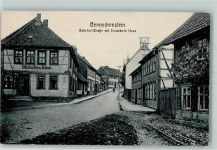 38877 O3702 Benneckenstein - Bahnhof-Straße mit Deutschem Haus