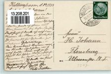 25548 W2217 Kellinghusen 1933 - Hauptstrasse AK