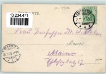 39638 O3570 Gardelegen 1903 Gebrauchsspuren Stendaler Straße , Kriegerdenkmal , Schlachterei AK