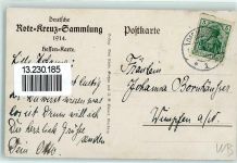sign. Beithan Sammeldosen Sammlung 1914 WK I AK Rotes Kreuz 1914 Künstlerkarte