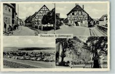 37120 W3406 Bovenden 1955 - Kriegerdenkmal, Straßenbilder, AK