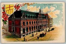 33098 W4790 Paderborn 1914 Lithographie Kaiserl. Postamt