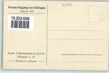 73728 W7300 Esslingen am Neckar - Eisgang Necker Kalter Winter 1929
