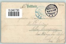 33098 W4790 Paderborn 1914 Lithographie Kaiserl. Postamt