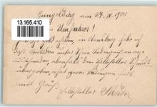 K.B. Bahnpost 24.4.1900 Kind.-EichstB I Bahnpoststempel