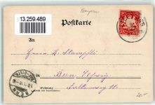 84503 W8262 Altötting 1898 - Kapellenplatz U. L. Frau Hotel Post