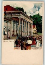 W7570 Baden-Baden Velten Verlag 488 Conversationshaus AK Mutter, K. Lithographie