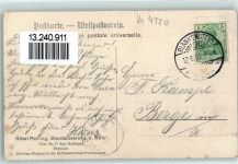 45525 W4320 Blankenstein , Ruhr 1905 - Grosse Halle im Gethmannschen Garten