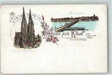 50667 W5021 Köln Altstadt-Nord 103 - Dom Schiffbrücke Vorläufer