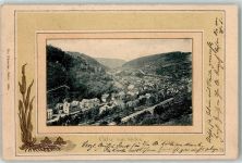 75365 W7260 Calw 1903 Prägedruck Bahnlinie