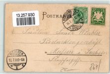 95028 W8670 Hof , Saale 1899 Lithographie Bahnhof Stadtpark Fluß Ruderboote