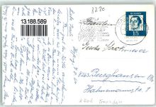 83278 W8220 Traunstein , Oberbay Foto AK Haus Traunblick Eule Ort lt. Stempel