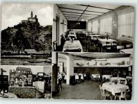 56338 W5423 Braubach - Gasthaus Zu den vier Jahreszeiten Gastraum Tresen Marksburg