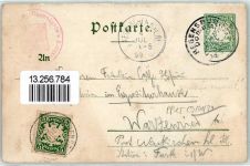W8400 Regensburg Festfeier zu Ehren der 150jährigen Anwesenheit des fürstlichen Hauses von Thurn und Taxis Privatganzsache 1899
