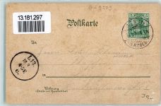 08118 O9509 Hartenstein b Zwickau 1901 - Prinzenhöhle Forsthaus Schönburgisches Schloss