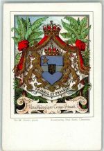 Krone Wappen Palmen