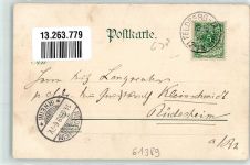 61389 W6384 Feldberg , Taunus 1899 Lithographie die drei Feldberghäuser