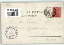10100 Torino Turin 1897 Lithographie Monumento Emanuele Filberto Monumento Camillo Cavour Palazzo Carignano