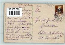 84453 W8260 Mühldorf a. Inn Künstlerkarte Ortsansicht