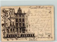 Breslau Wroclaw 1901 Radierung Conrad Kissling sign. Ulbrich,Hugo