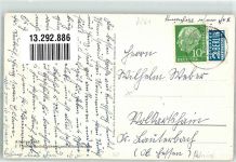 84539 W8261 Ampfing - Bahnhof Pfarrkirche St. Magareta Zeichnung