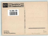 Kradmelder Verlag Volksbund für das Deutschtum im Ausland Spende für die VDA-Schulsammlung Willrich 1940 Künstlerkarte