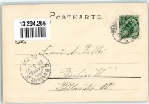 38879 O3706 Schierke am Brocken 1899 Lithographie Kirche