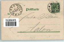 77781 W7616 Biberach , Baden 1901 - Bahnhofstraße AK