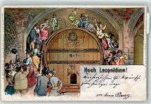 1210 Wien 21. Bezirk, Floridsdorf 1899 - Humor Hoch Leopoldine