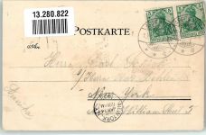 77767 W7604 Appenweier 1903 Gebrauchsspuren Kriegerdenkmal Bahnhof Rathaus Villa Siebert